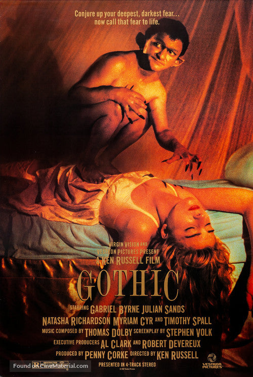 Pixie Posters Gothic Movie Poster A2 Size