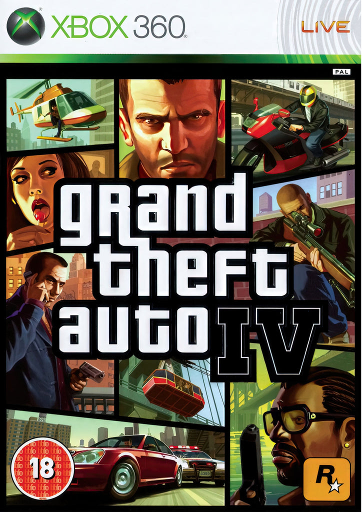 Premium 2000s Grand Theft Auto IV A4 Size Posters