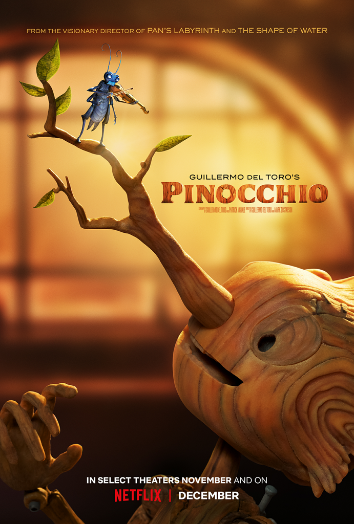 Premium Guillermo del Toro's Pinocchio A2 Size Movie Poster
