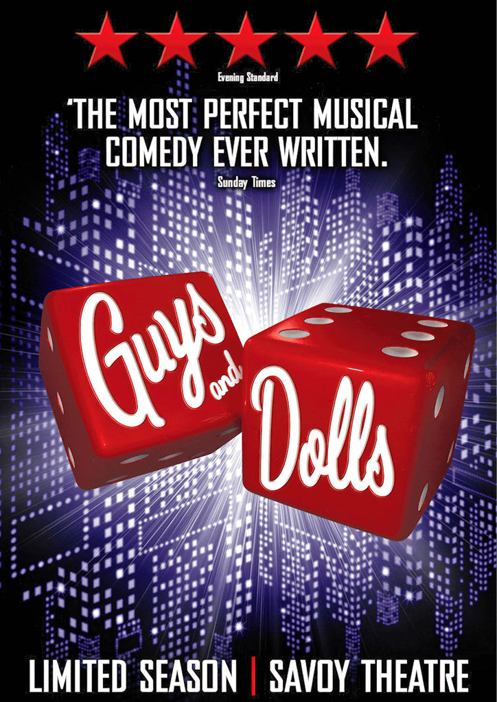 Premium Musical Theatre Guys And Dolls A4 Size Posters