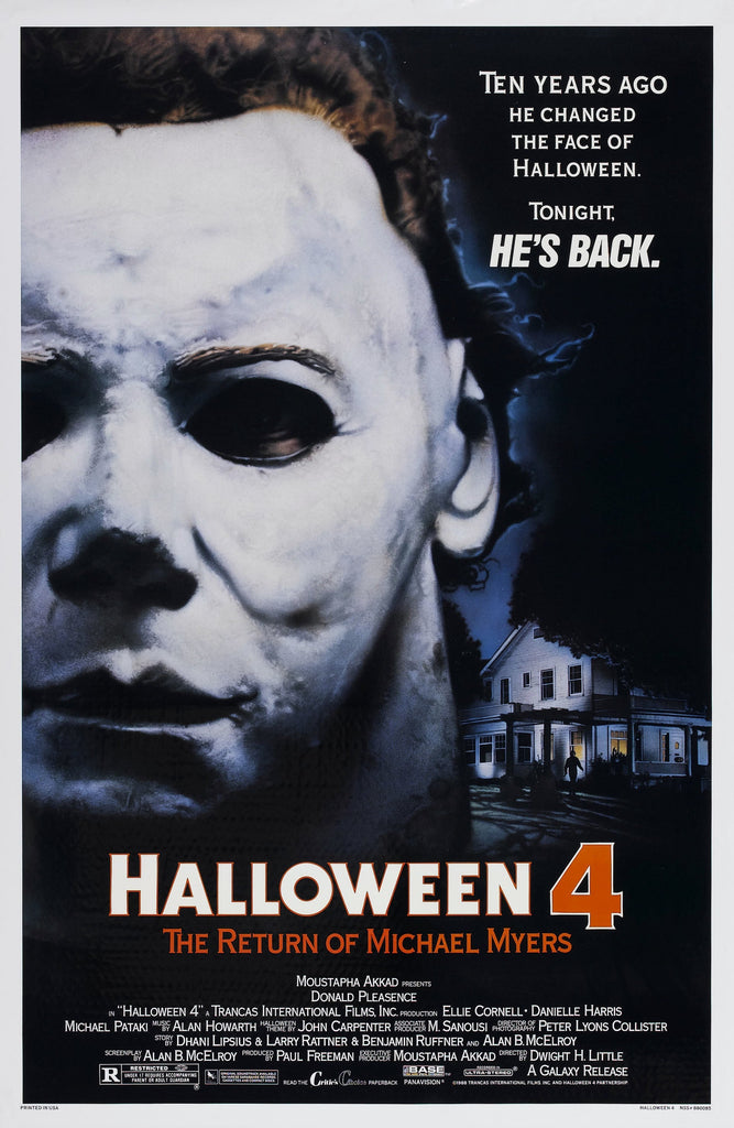 halloween 4 the return of michael myers A2 Size Movie Poster-Pixel Demon