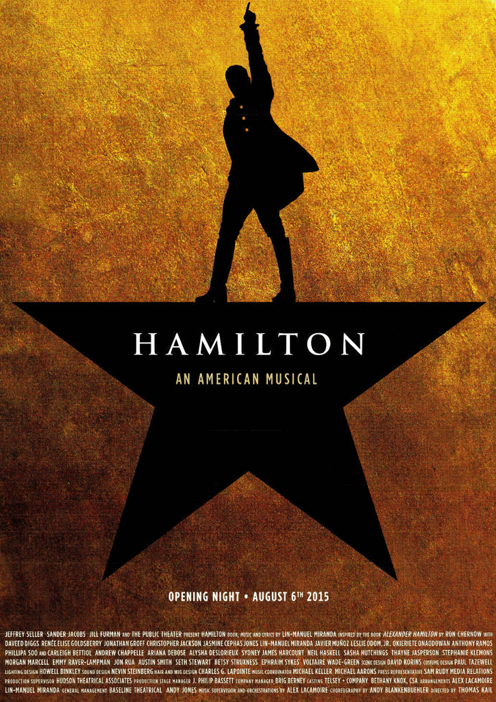 Premium Musical Theatre Hamilton A4 Size Posters