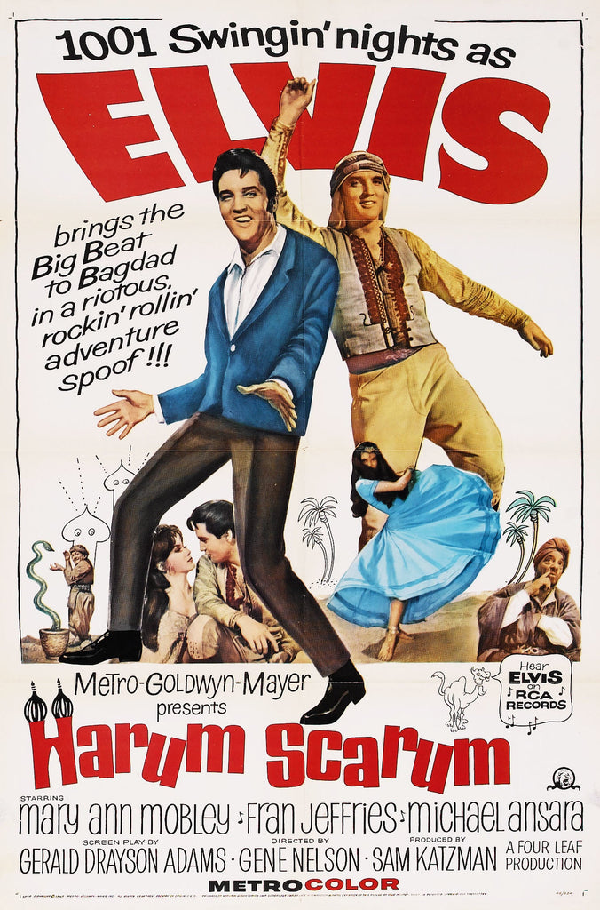 Premium Elvis Presley Harum Scarum A2 Size Movie Poster