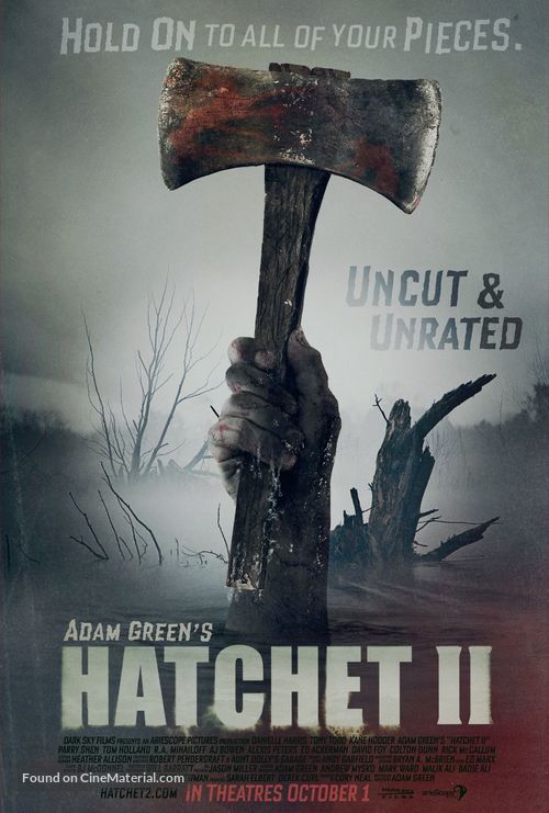 Pixie Posters Hatchet II Movie Poster A2 Size