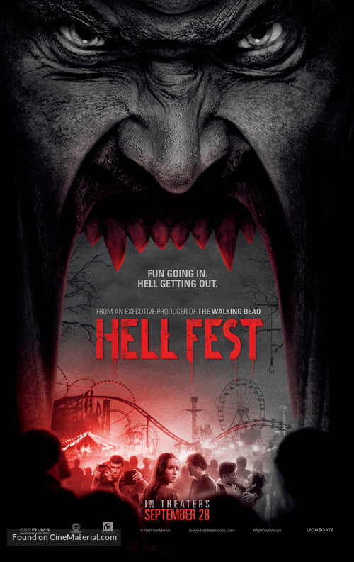 Pixie Posters Hell Fest Movie Poster A2 Size