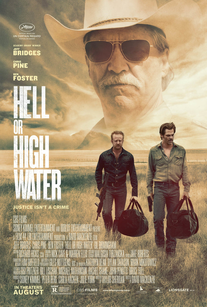 Hell Or High Water A2 Size Movie Poster-Pixel Demon