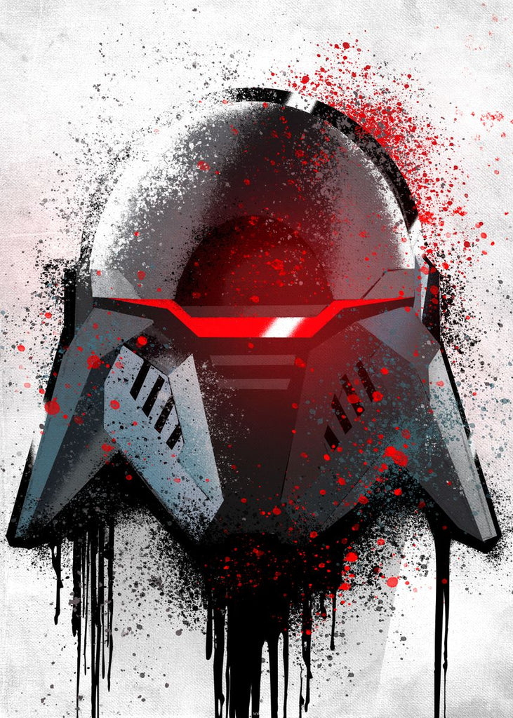 Premium Star Wars Helmets Option 12  A3 Size Posters