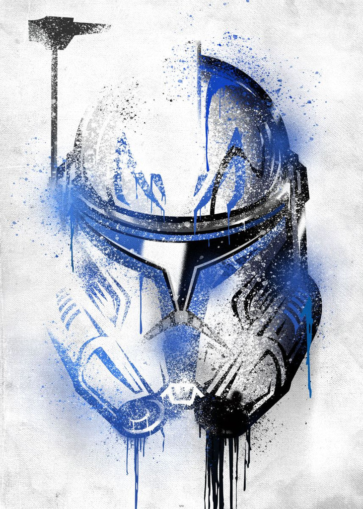 Premium Star Wars Helmets Option 8  A3 Size Posters