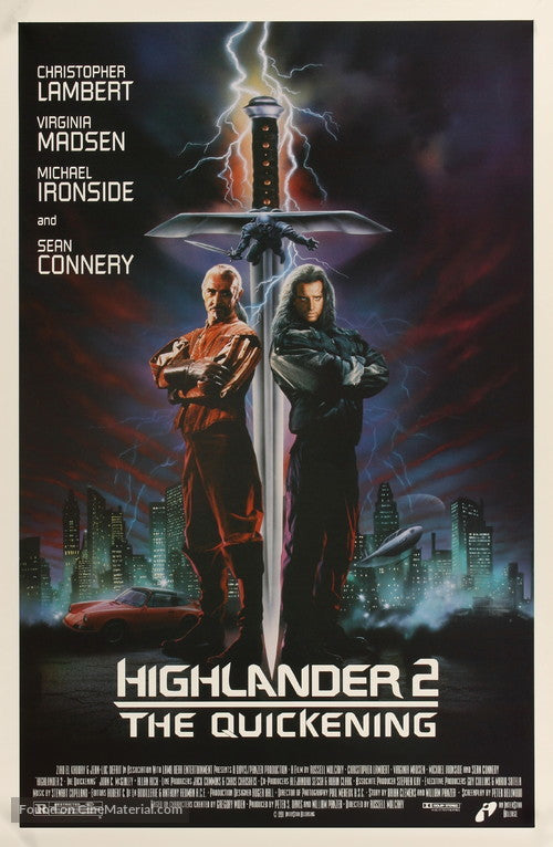 Pixie Posters Highlander II: The Quickening Movie Poster A2 Size