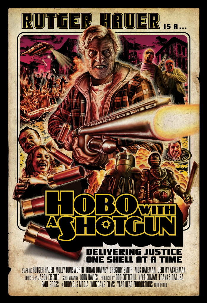 Premium Hobo With A Shotgun A2 Size Movie Poster