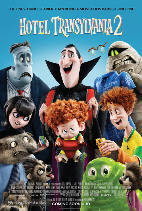 Hotel Transylvania 2 A2 Movie Poster-Pixie Posters