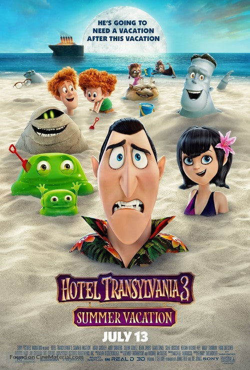 Hotel Transylvania 3: Summer Vacation A2 Movie Poster-Pixie Posters