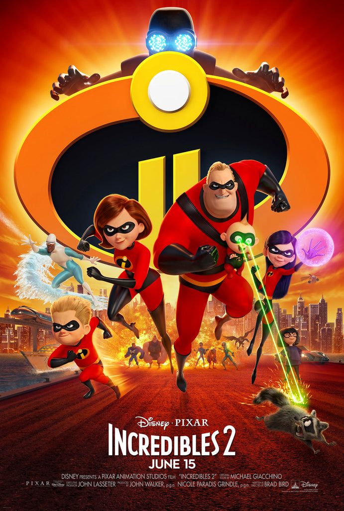 Premium Incredibles 2 A2 Size Movie Poster