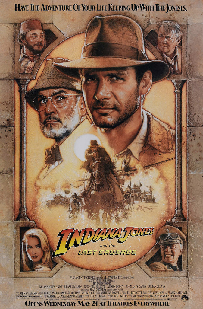 Indiana jones and the last crusade A2 Size Movie Poster-Pixie Posters