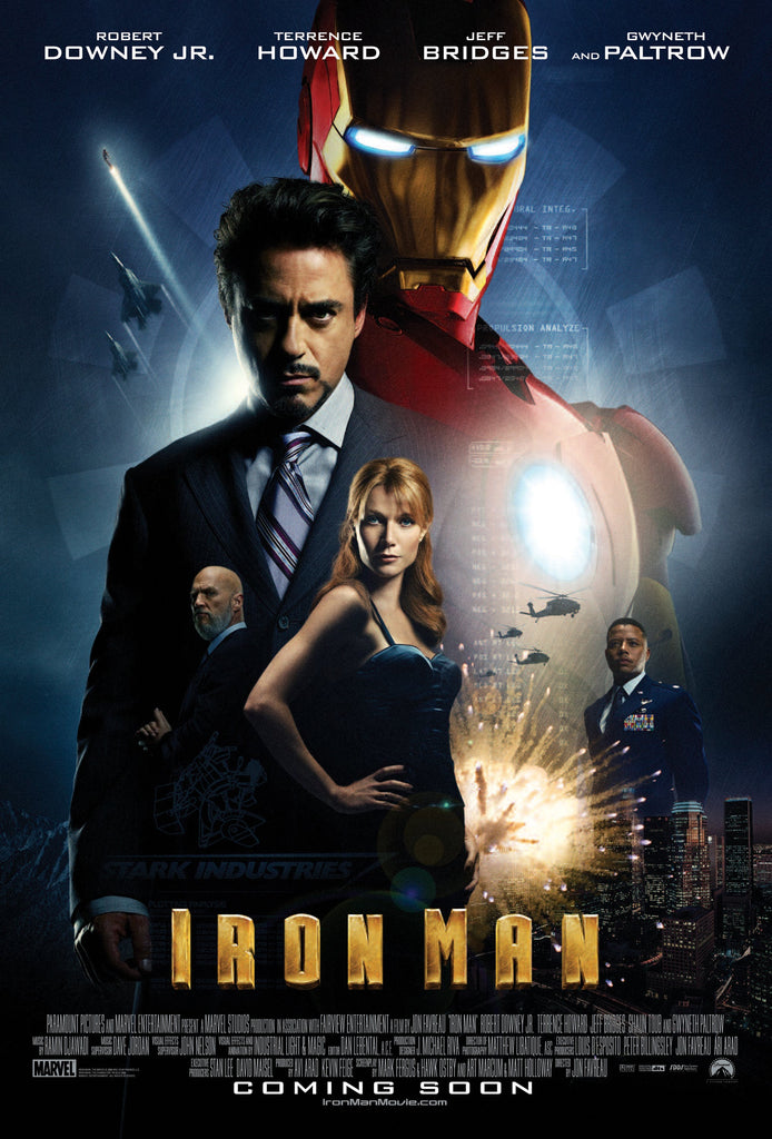Premium Iron Man A4 Size Movie Poster