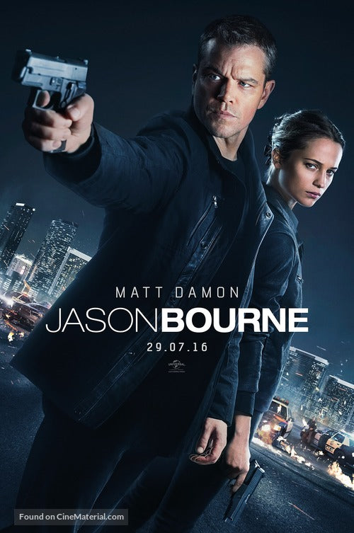 Jason Bourne A2 Movie Poster-Pixie Posters