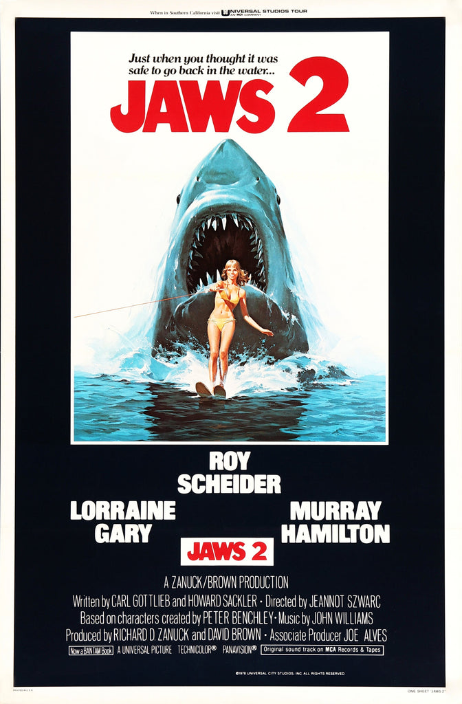 jaws 2 A2 Size Movie Poster-Pixel Demon