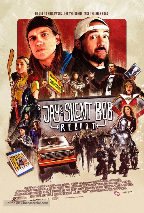 Pixie Posters Jay and Silent Bob Reboot Movie Poster A2 Size