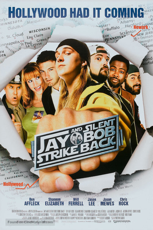 Pixie Posters Jay and Silent Bob Strike Back Movie Poster A2 Size