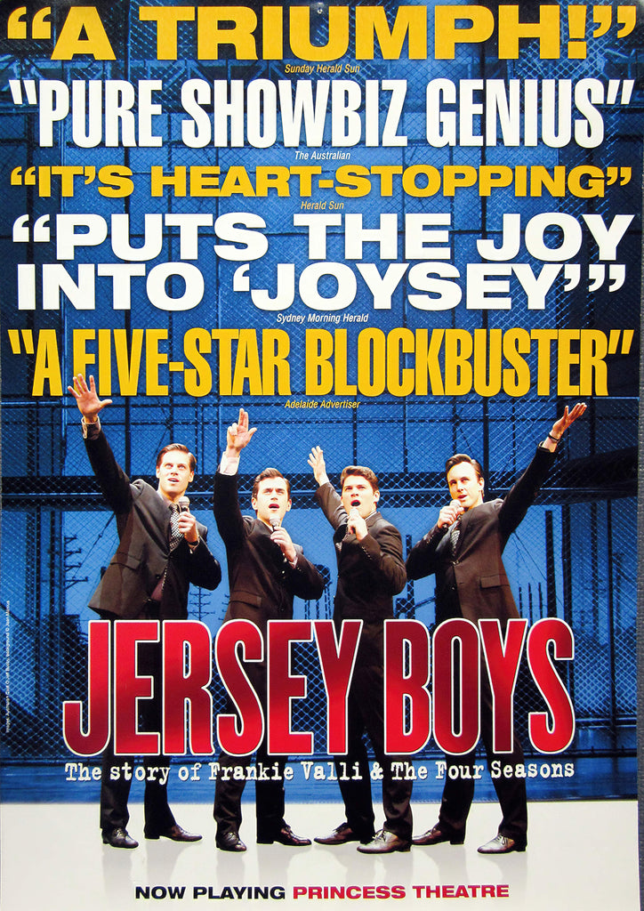 Premium Musical Theatre Jersey Boys A4 Size Posters