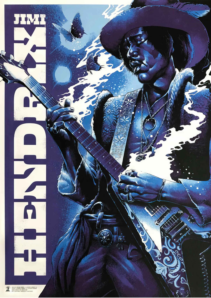Premium Jimi Hendrix 1 Vintage Gig A2 Size Posters