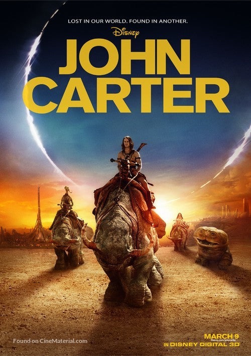 John Carter A2 Movie Poster-Pixie Posters