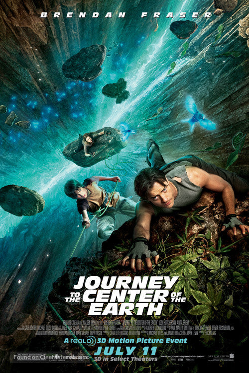 Journey to the Center of the Earth A2 Movie Poster-Pixie Posters