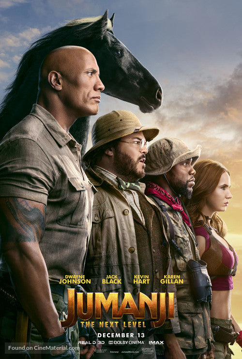 Jumanji: The Next Level A2 Movie Poster-Pixie Posters