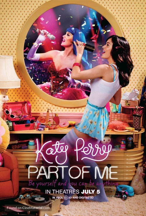 Pixie Posters Katy Perry: Part of Me Movie Poster A2 Size