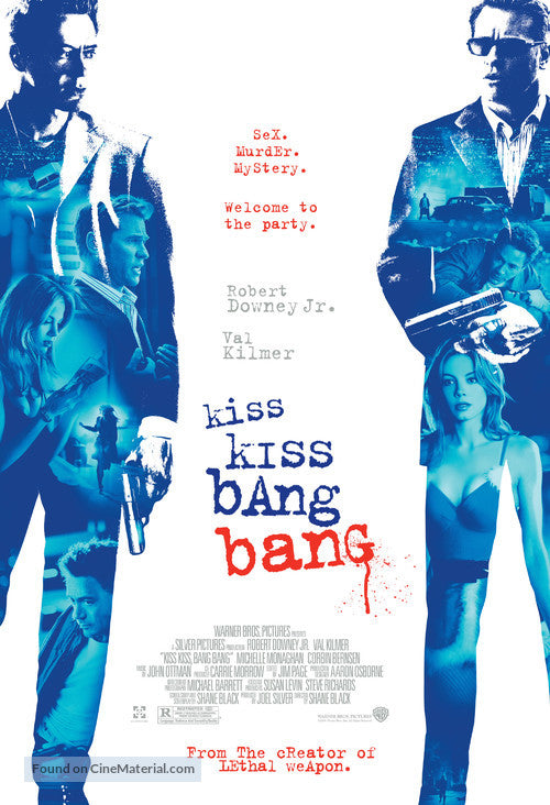 Pixie Posters Kiss Kiss Bang Bang Movie Poster A2 Size