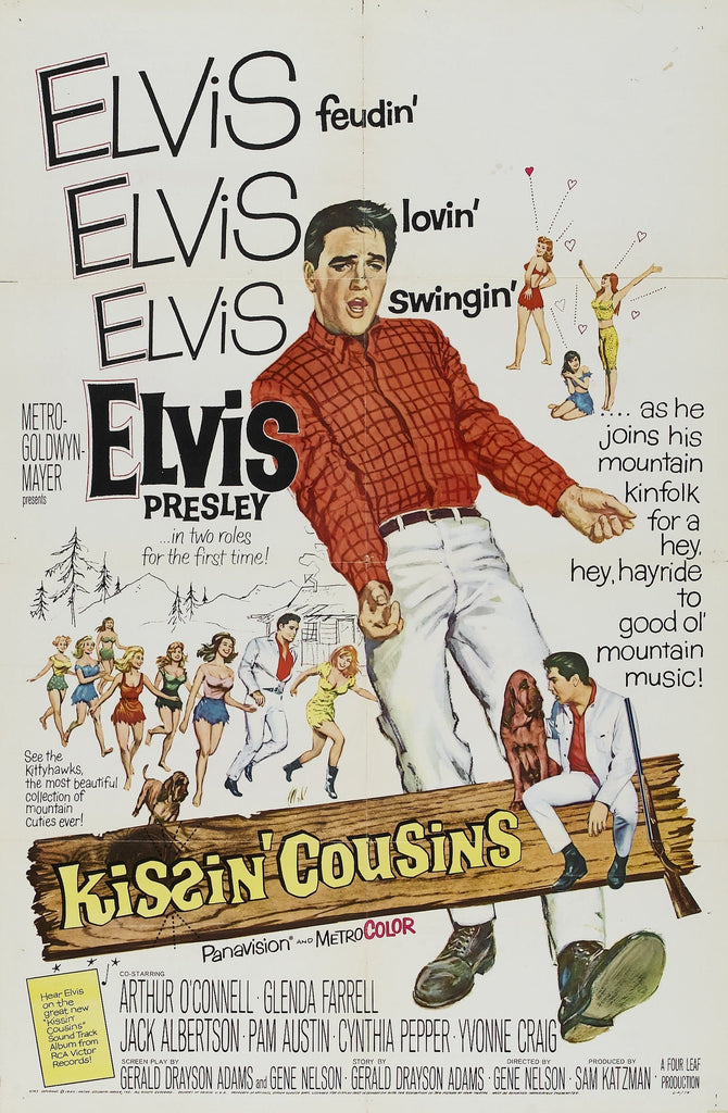 Premium Elvis Presley Kissin Cousins A2 Size Movie Poster
