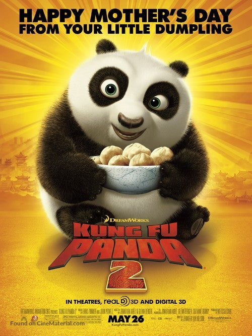 Kung Fu Panda 2 A2 Movie Poster-Pixie Posters
