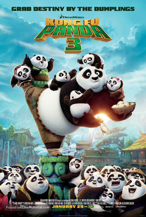Kung Fu Panda 3 A2 Movie Poster-Pixie Posters