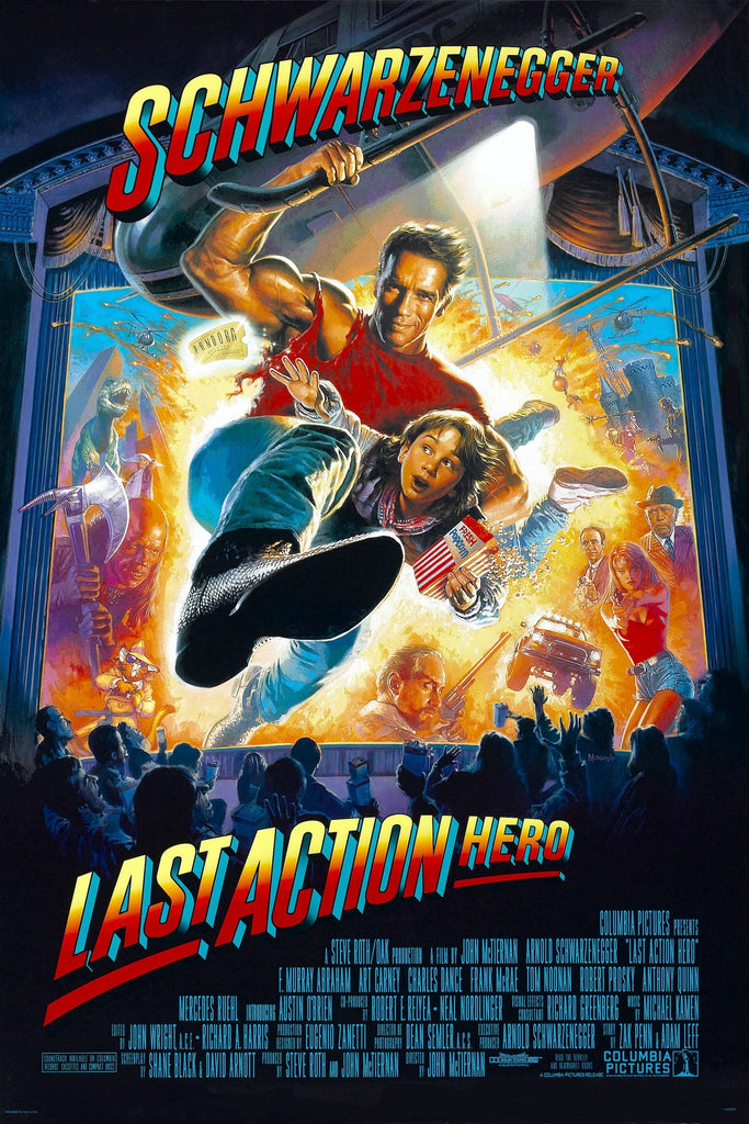 Premium Last Action Hero A2 Size Movie Poster