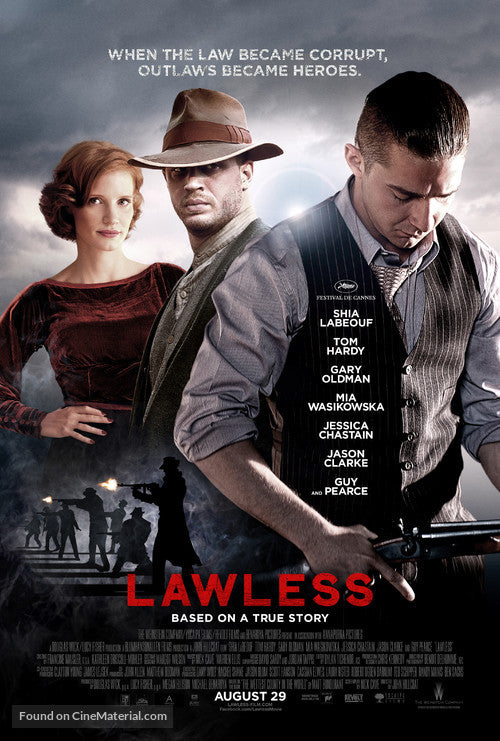 Lawless A2 Movie Poster-Pixie Posters