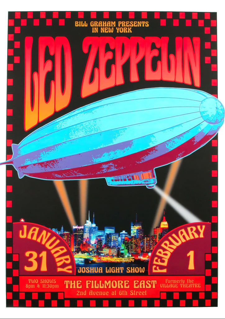 Premium led zepplin Vintage Gig A2 Size Posters