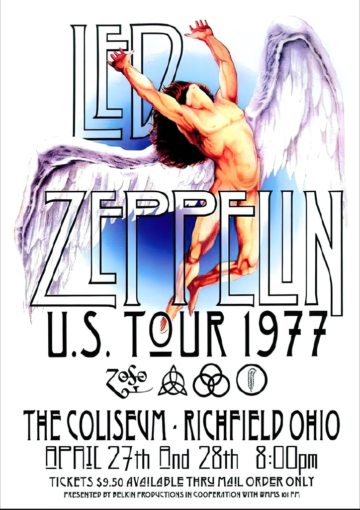 Premium led zepplin 2 Vintage Gig A2 Size Posters