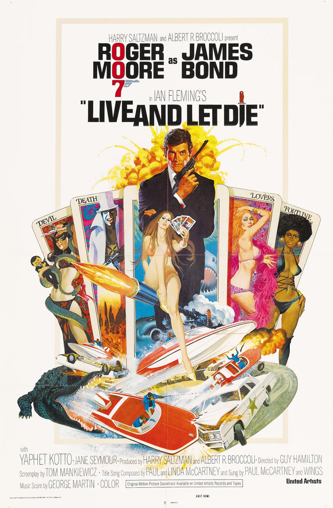 Premium Live and Let Die A4 Size Movie Poster