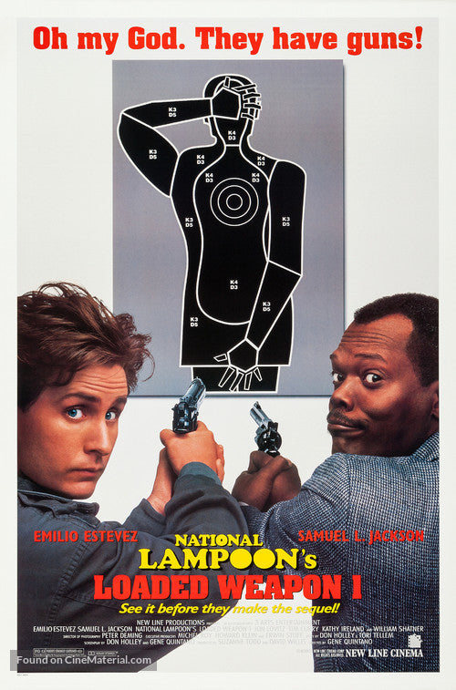 Pixie Posters National Lampoon's Loaded Weapon 1 Movie Poster A2 Size