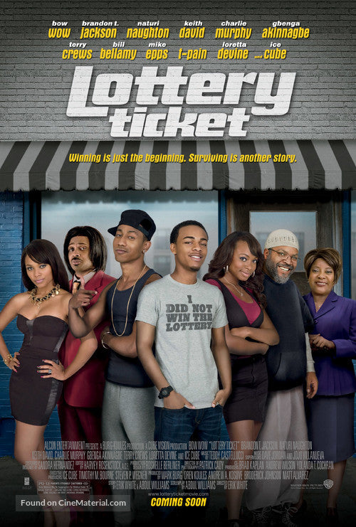 Pixie Posters Lottery Ticket Movie Poster A2 Size