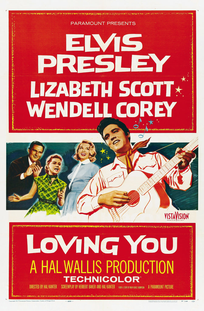 Premium Elvis Presley Loving You A2 Size Movie Poster