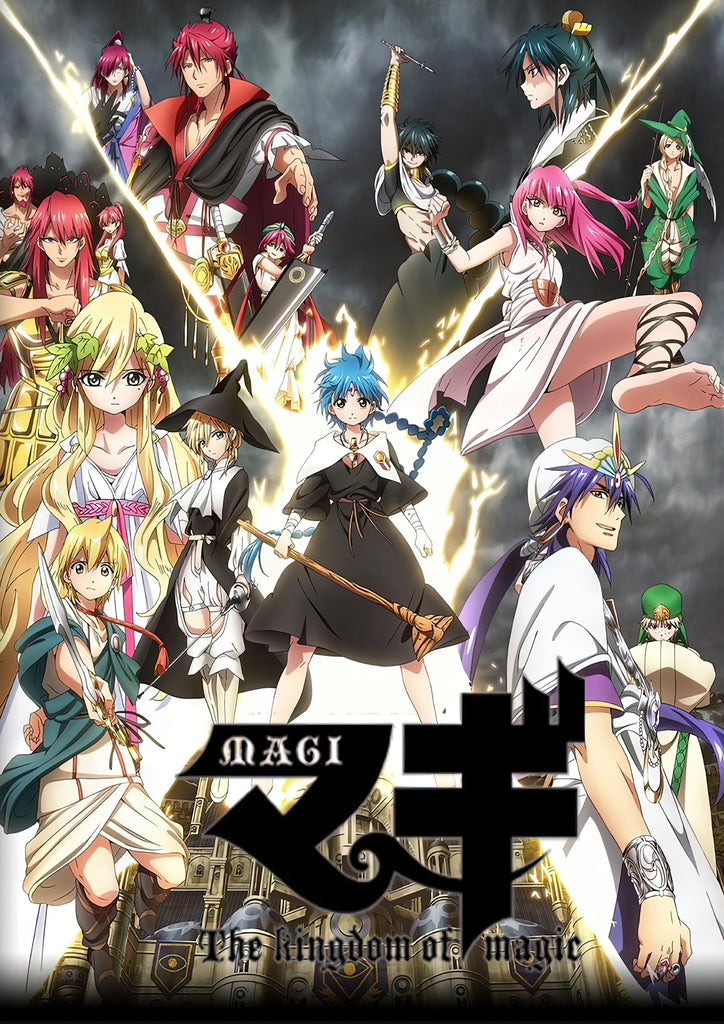 Anime Magi The Labyrinth Of Magic A4 Size Posters-Pixie Posters