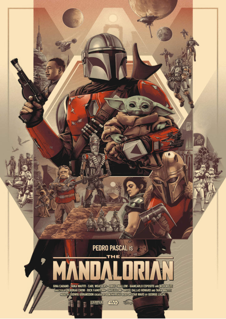 Premium The Mandalorian Design 5 A2 Size Posters