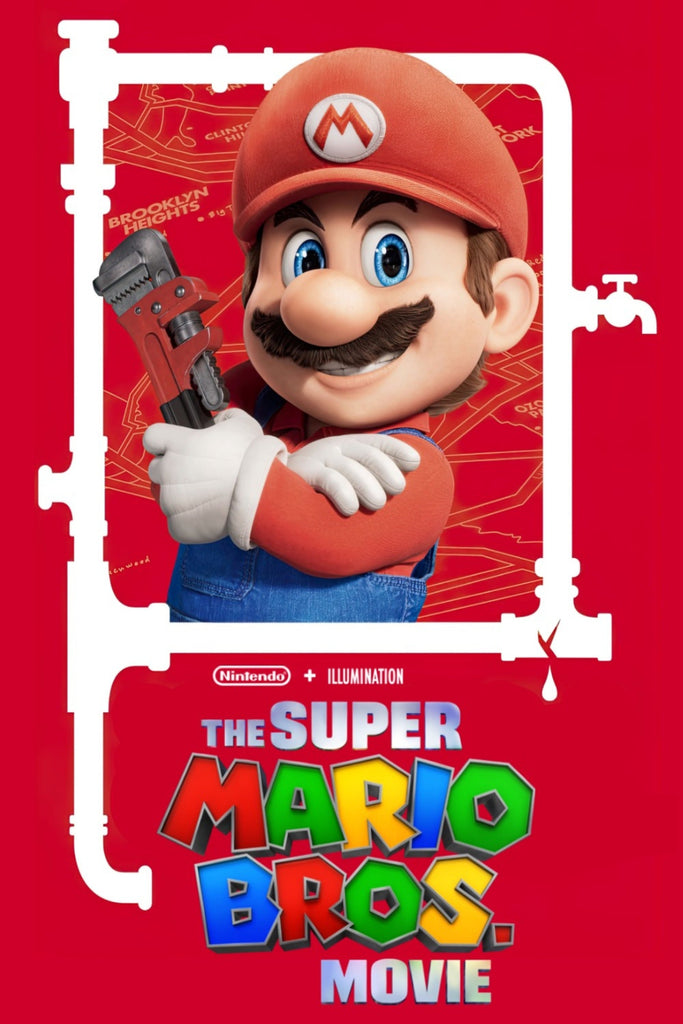 Premium Super Mario Bros. Movie Style 5 A2 Size Movie Poster