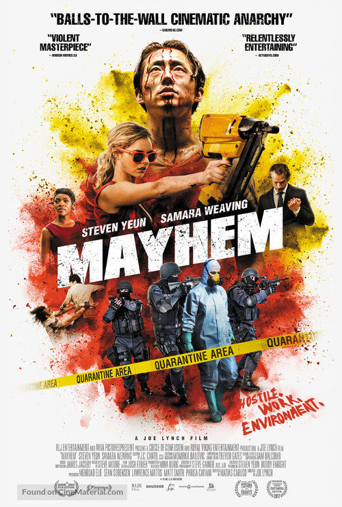 Pixie Posters Mayhem Movie Poster A2 Size