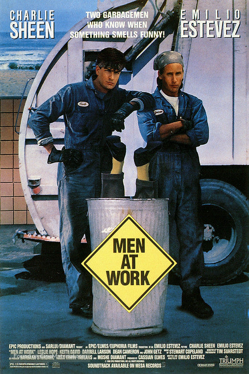 Pixie Posters Men at Work Movie Poster A2 Size