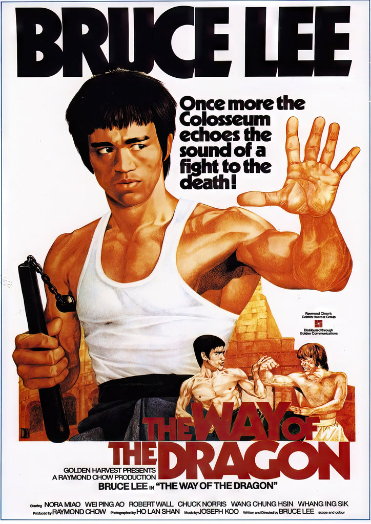 Premium Bruce Lee The Way Of The Dragon A2 Size Movie Poster
