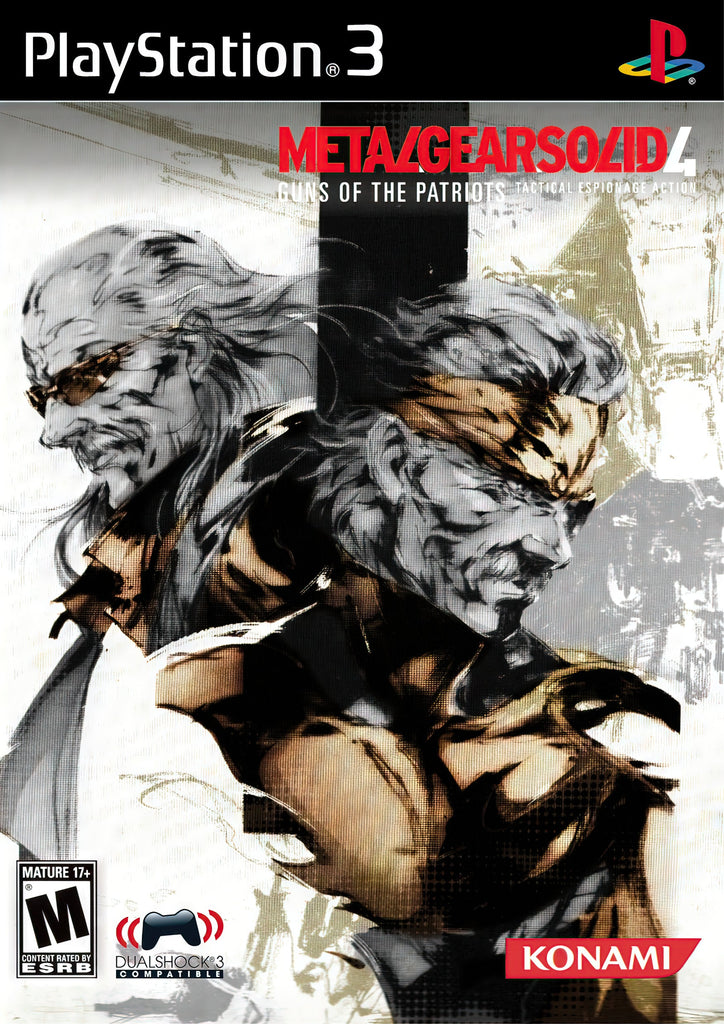 Premium 2000s Metal Gear Solid 4 A4 Size Posters