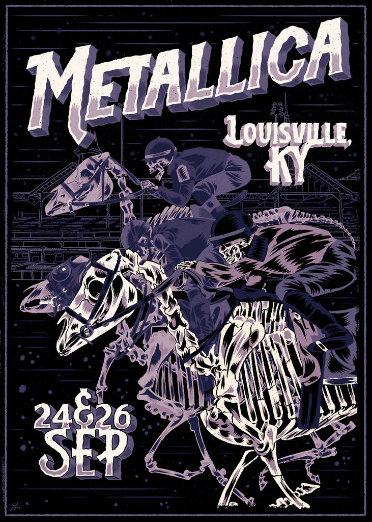 Premium Metallica 4 Vintage Gig A2 Size Posters