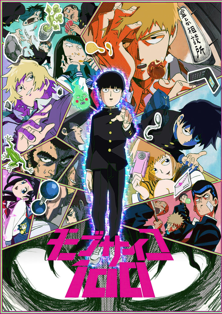 Premium Anime Mob Psycho 100 A4 Size Posters